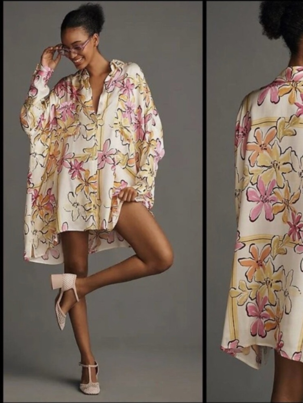 2X NWOT Anthropologie Shirt Dress
